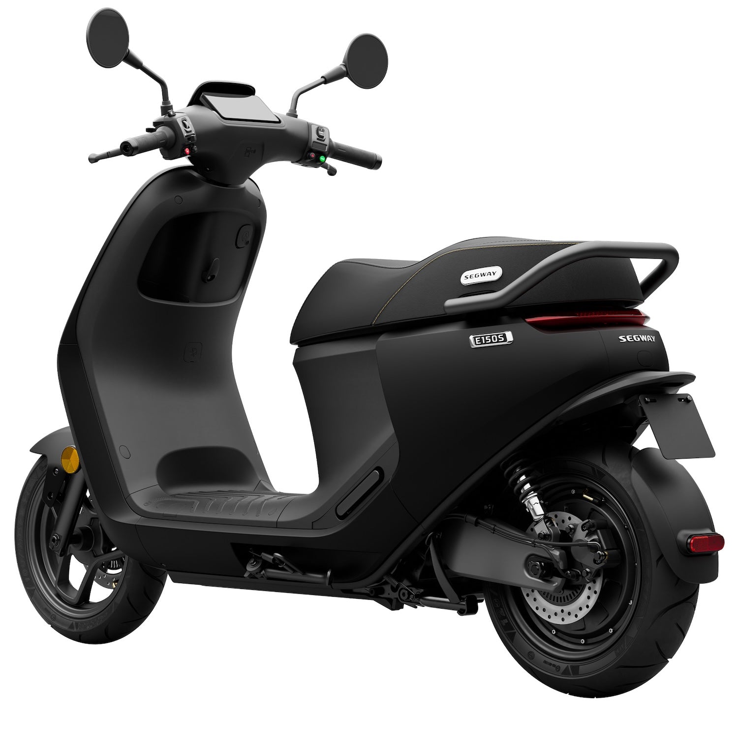 Scooter électrique Segway E300SE noir, équivalent 50 cm³, idéal pour mobilité rapide, connectée et sécurisée