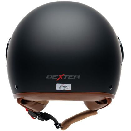 Vue arrière du casque jet Dexter Skylar mettant en valeur sa finition mate et son design compact.