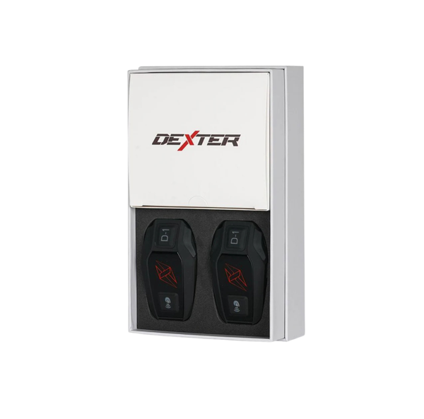 Intercom Dexter D1 EVO Duo pour moto et scooter, conçu pour communiquer clairement à deux jusqu’à 1000 mètres. Disponible chez Lyliz Lille.