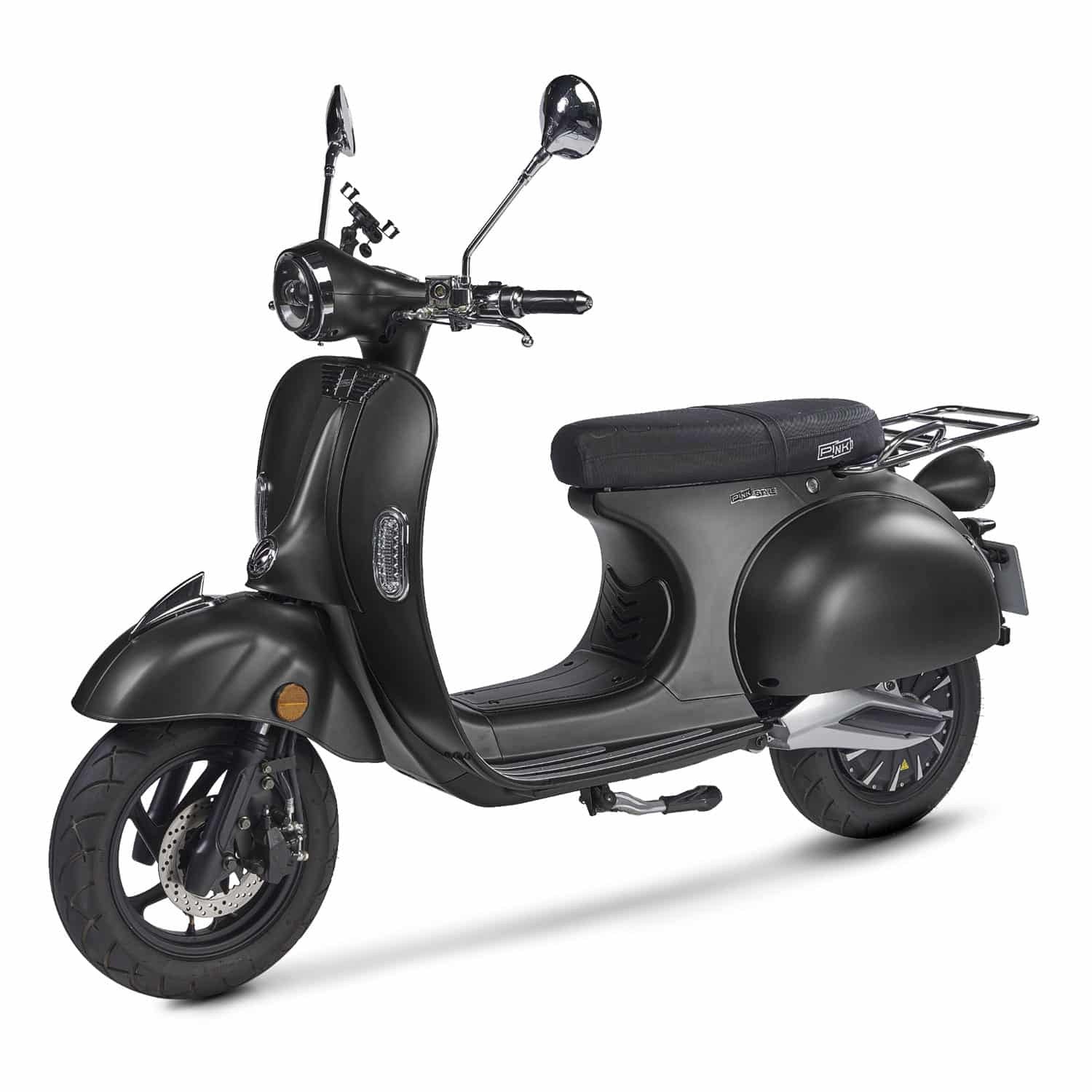 Scooter électrique pink mobility style vespa noir