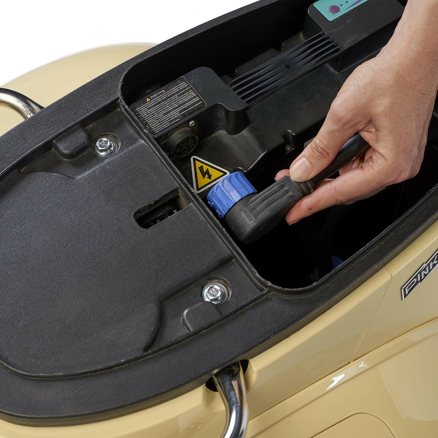 Batterie amovible du scooter électrique Pink Mobility Pink Style sable