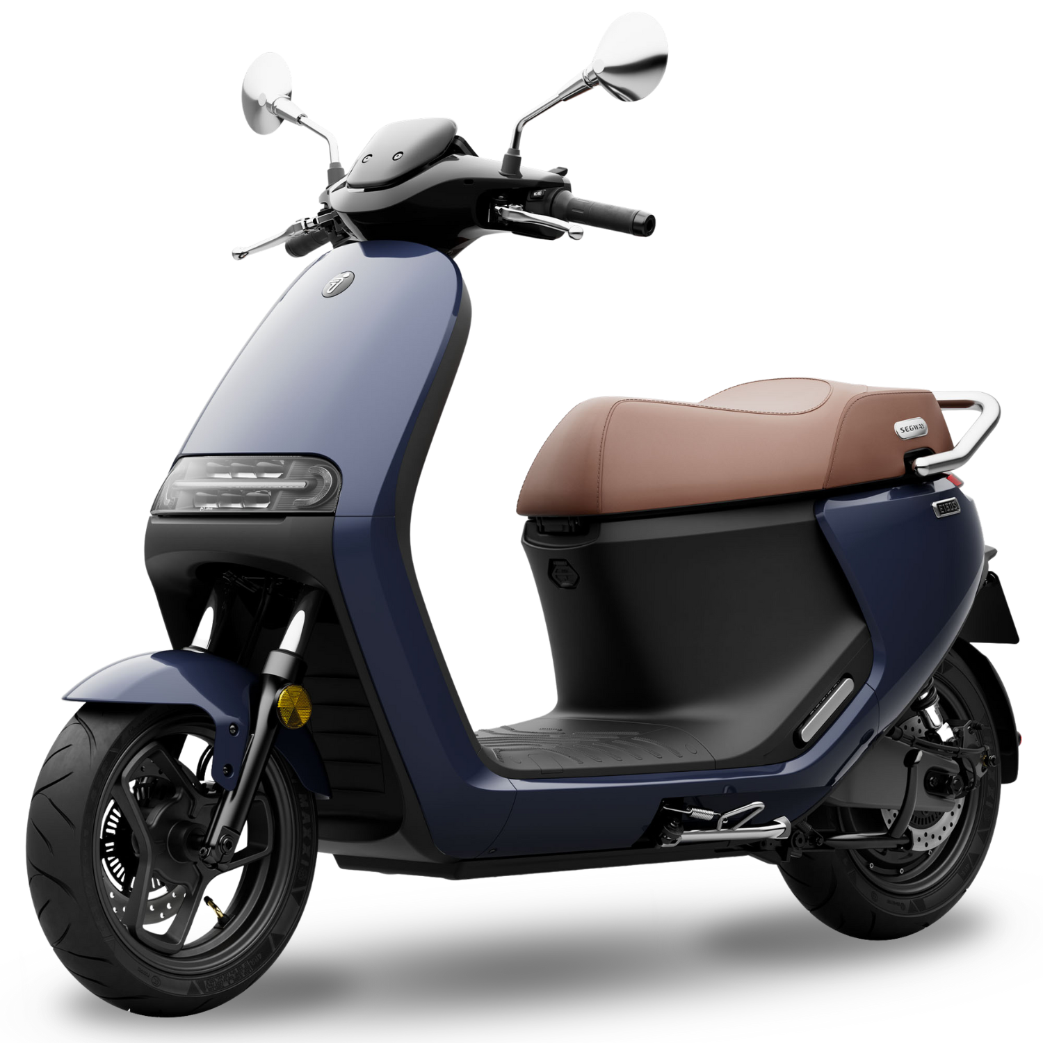 Scooter électrique Segway E300SE noir, équivalent 50 cm³, idéal pour mobilité rapide, connectée et sécurisée