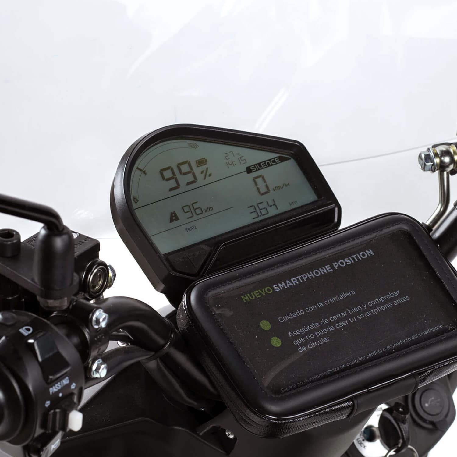 Scooter électrique Silence S02 L1E noir 50 cm³, modèle urbain maniable