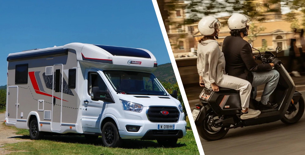 Quel scooter électrique choisir pour voyager en camping-car ?