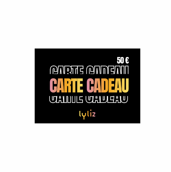Carte cadeau Lyliz - Offrez la liberté de choisir