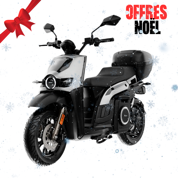 Scooter S02 Silence en promotion de Noel  gris de trois quart