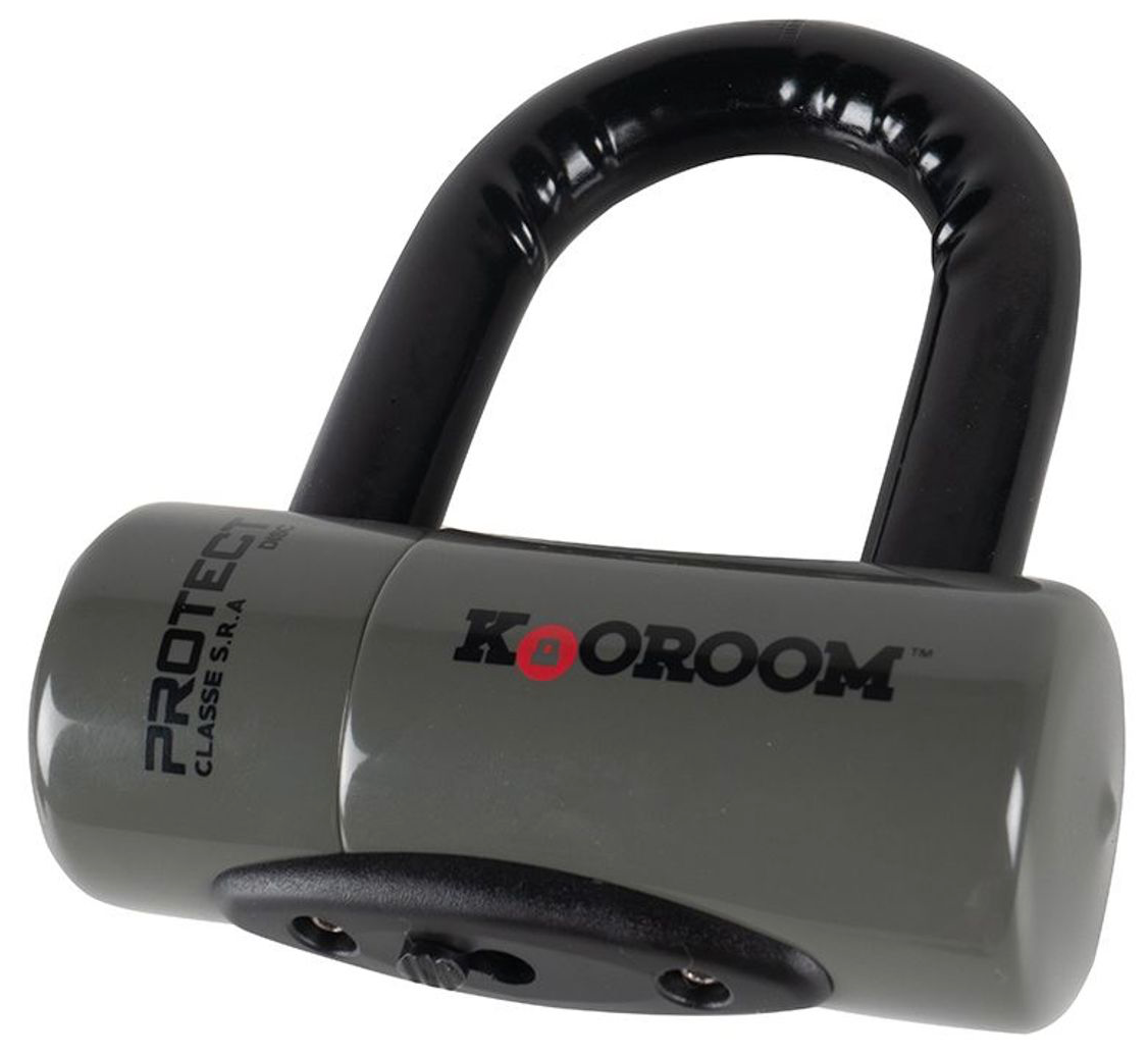 Bloque-disque Kooroom SRA compact et robuste, offrant une protection dissuasive contre le vol.