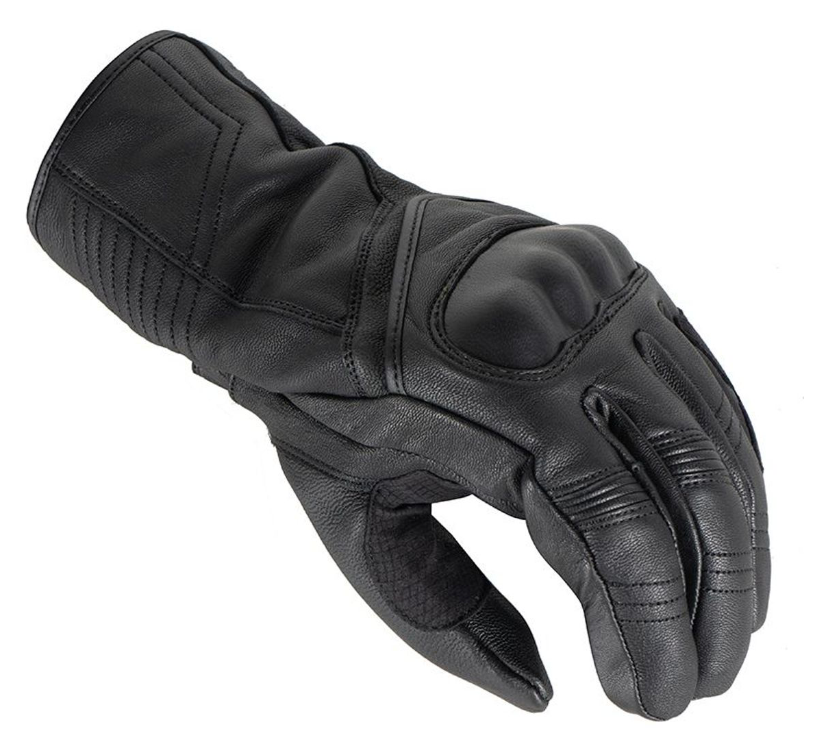 Détail de la coque de protection des phalanges des gants hiver DXR Evasion Evo pour une sécurité renforcée.