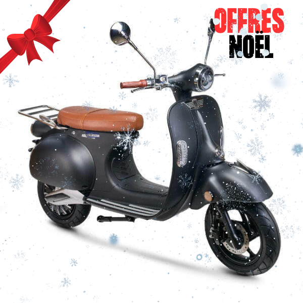 Scooter electrique pink style plus noir mat vintage et agile