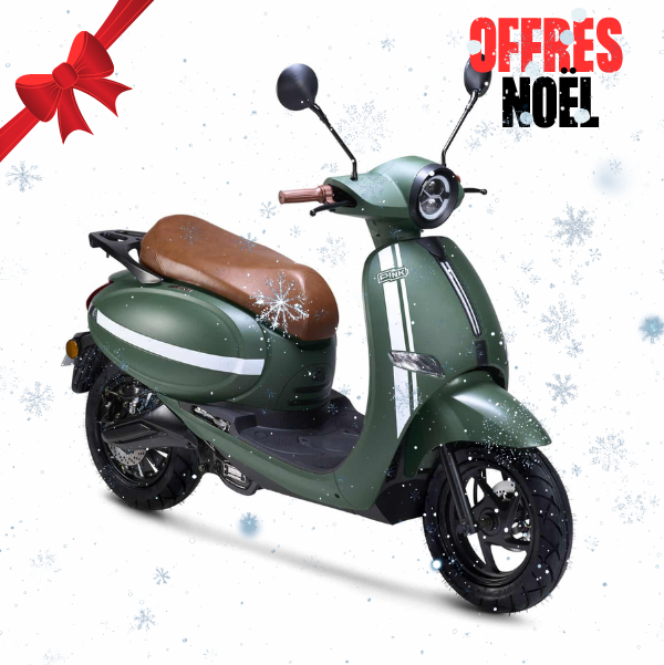 Pink pop 50cc vert scooter électrique en promotion noel vintage et urbain