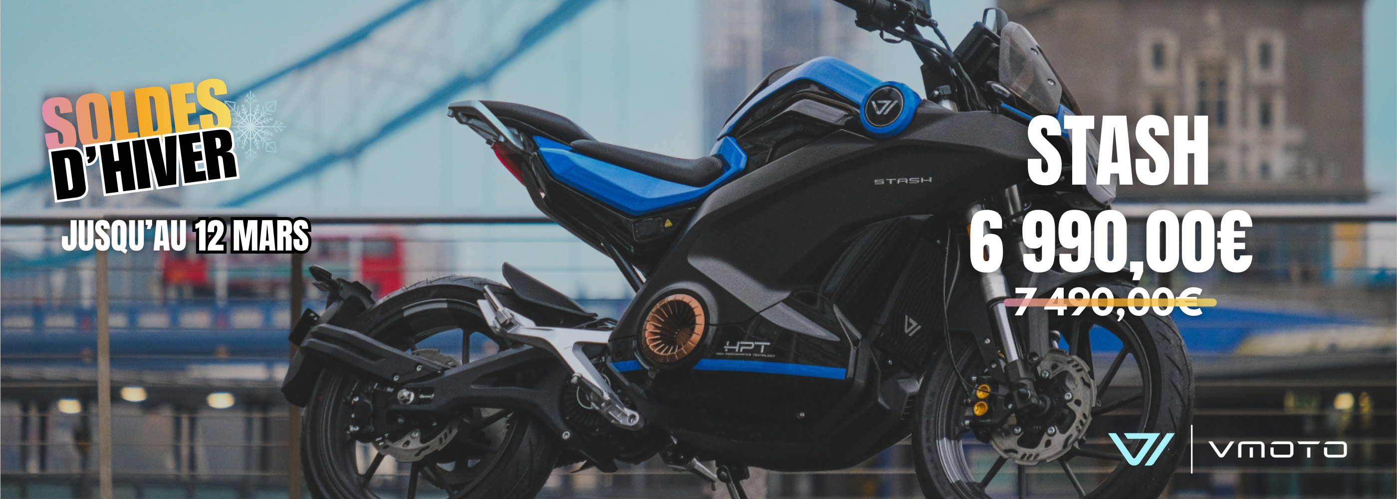 Stash moto electrique en solde à Lille